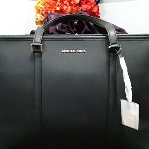 Michael Kors Leather Tote Bag